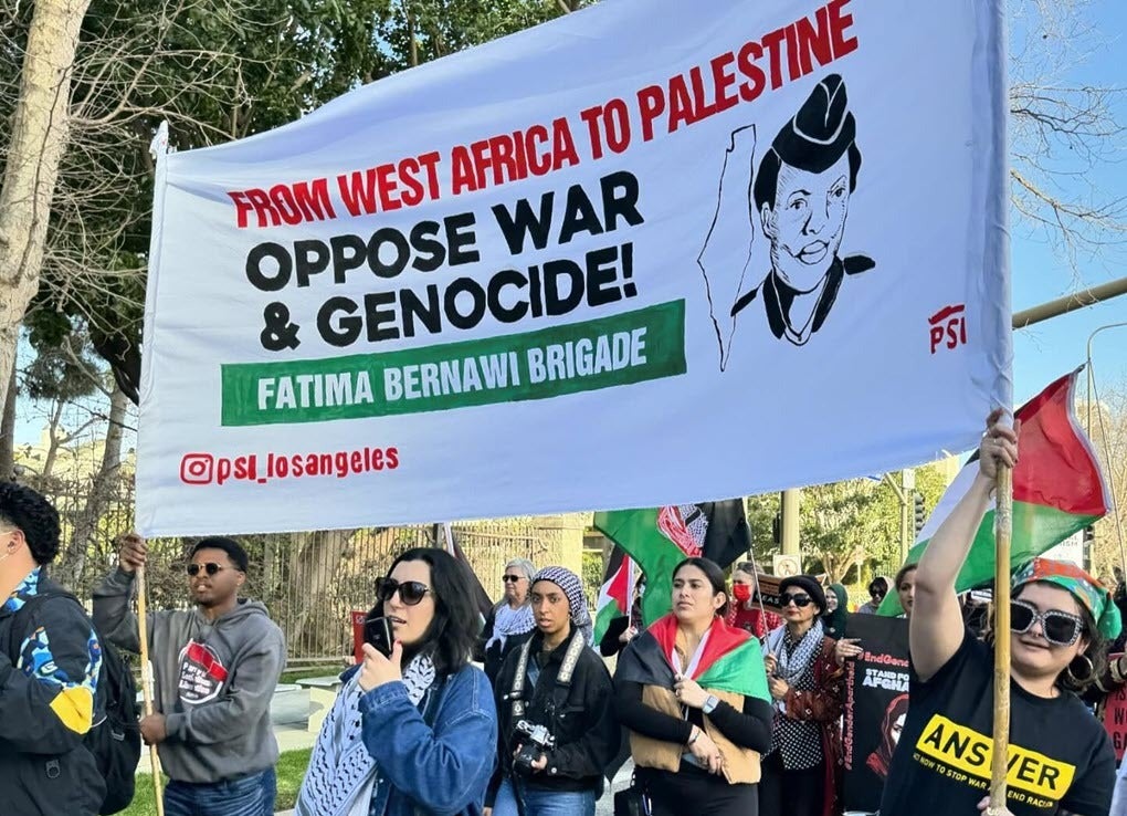 AntiIsrael Protesters Use International Women’s Day to Praise Female